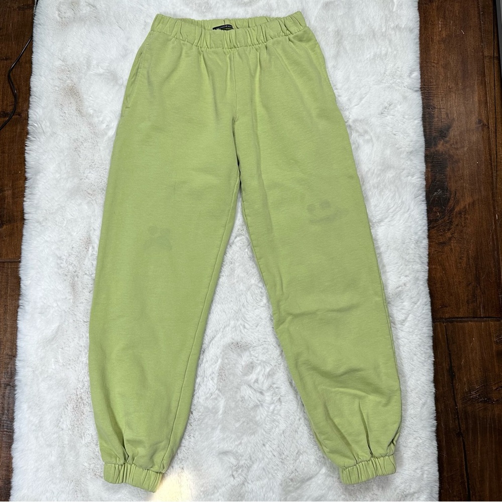 Brandy Melville Green Rosa Sweatpants